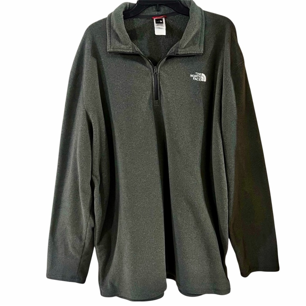 The North Face Men’s  Dark Gray Polartec Classic Fleece Pullover Sweatshirt XXXL